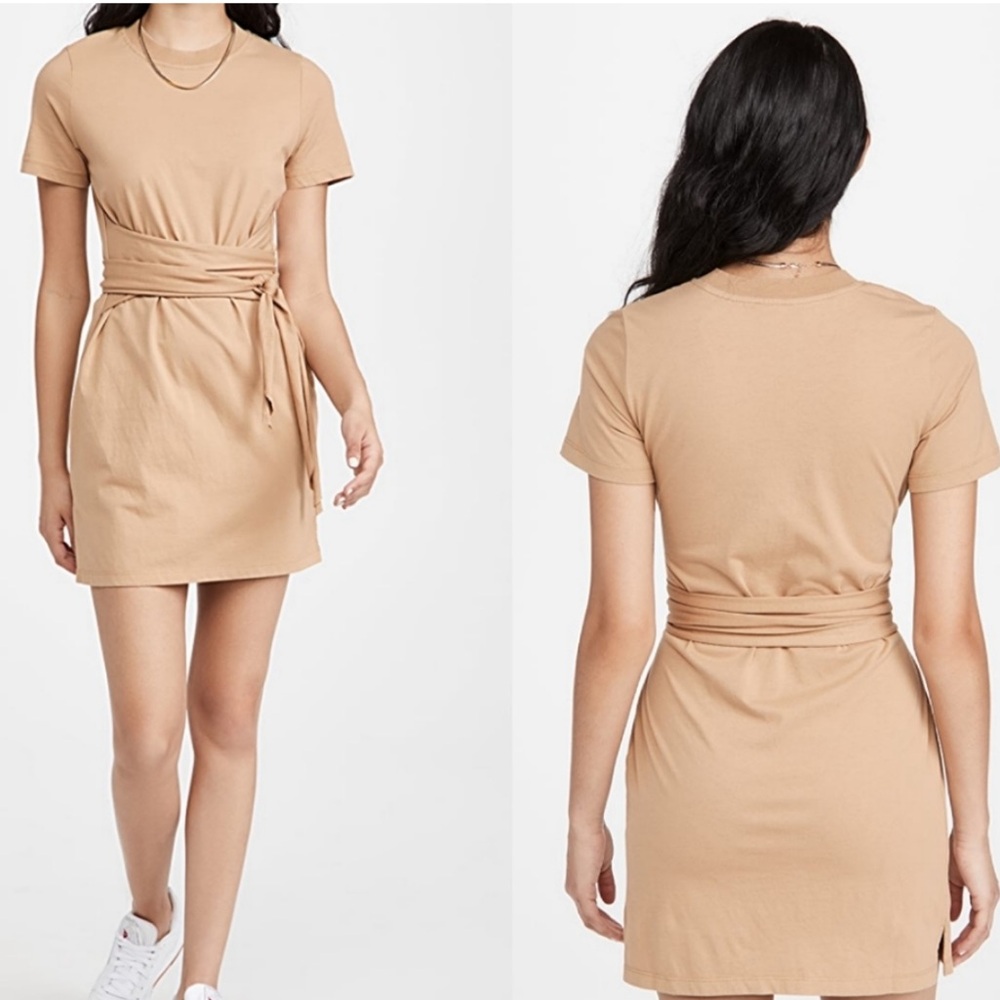 •ALICE + OLIVIA• Evie Dress In Tan S.